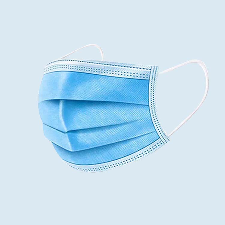 Hur skiljer man framsidan och baksidan av masken?